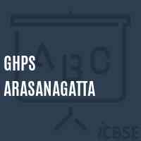 Ghps Arasanagatta Middle School Logo