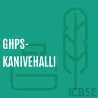 Ghps- Kanivehalli Middle School Logo