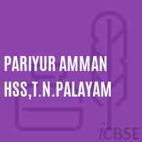 Pariyur Amman Hss,T.N.Palayam High School Logo