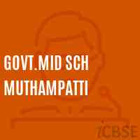 Govt.Mid Sch Muthampatti Middle School Logo