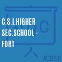 C.S.I.Higher Sec.School - Fort Logo
