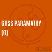 Ghss Paramathy (G) High School Logo