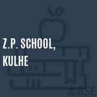 Z.P. School, Kulhe Logo