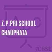 Z.P.Pri School Chauphata Logo
