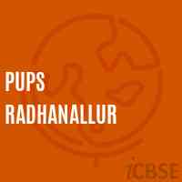 Pups Radhanallur Primary School Logo