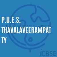 P.U.E.S, Thavalaveerampatty Primary School Logo