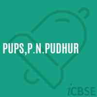 Pups,P.N.Pudhur Primary School Logo