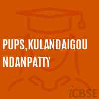 Pups,Kulandaigoundanpatty Primary School Logo