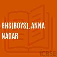 Ghs(Boys), Anna Nagar Secondary School Logo