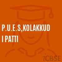 P.U.E.S,Kolakkudi Patti Primary School Logo