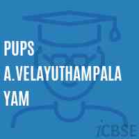 Pups A.Velayuthampalayam Primary School Logo