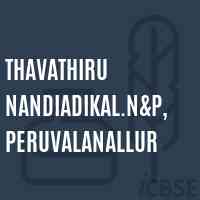 Thavathiru Nandiadikal.N&p,Peruvalanallur Primary School Logo