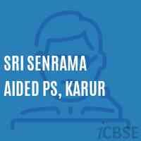Sri Senrama Aided Ps, Karur Primary School Logo