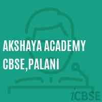 Akshaya Academy Cbse,Palani Secondary School Logo