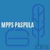 Mpps Paspula Primary School Logo