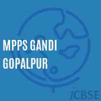 Mpps Gandi Gopalpur Primary School Logo