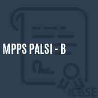 Mpps Palsi - B Primary School Logo