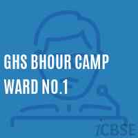 Ghs Bhour Camp Ward No.1 Secondary School Logo