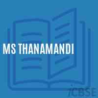 Ms Thanamandi Middle School Logo