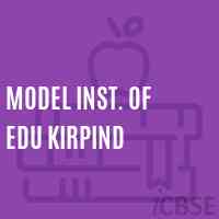 Model Inst. of Edu Kirpind Senior Secondary School Logo