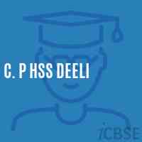 C. P Hss Deeli Senior Secondary School Logo