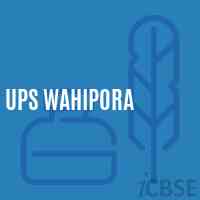 Ups Wahipora Middle School Logo