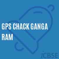 Gps Chack Ganga Ram Primary School Logo