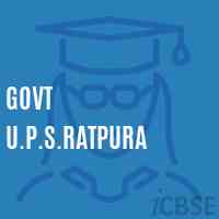 Govt U.P.S.Ratpura Middle School Logo