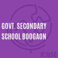Govt. Secondary School Boogaon Logo