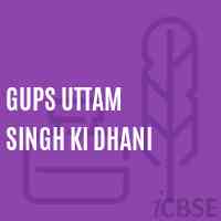 Gups Uttam Singh Ki Dhani Middle School Logo