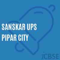 Sanskar Ups Pipar City Middle School Logo