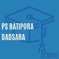 Ps Batipora Dadsara Primary School Logo