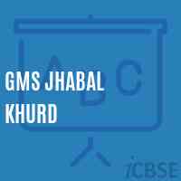 Gms Jhabal Khurd Middle School Logo