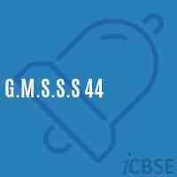 G.M.S.S.S 44 Senior Secondary School Logo