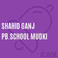 Shahid Ganj Pb.School Mudki Logo