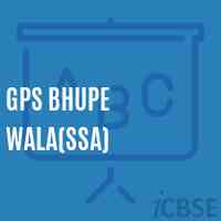Gps Bhupe Wala(Ssa) Primary School Logo