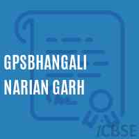 Gpsbhangali Narian Garh Primary School Logo