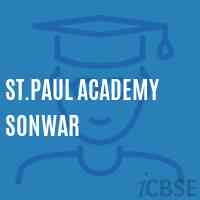 St.Paul Academy Sonwar Secondary School Logo