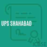 Ups Shahabad Middle School Logo