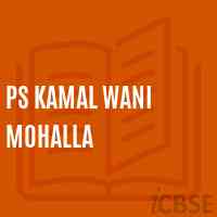 Ps Kamal Wani Mohalla Primary School Logo