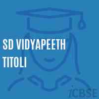 Sd Vidyapeeth Titoli Secondary School Logo