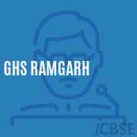 Ghs Ramgarh Secondary School Logo