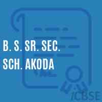 B. S. Sr. Sec. Sch. Akoda Senior Secondary School Logo