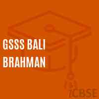 Gsss Bali Brahman High School Logo
