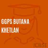 Ggps Butana Khetlan Primary School Logo