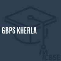 Gbps Kherla Primary School Logo