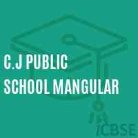 C.J Public School Mangular Logo