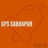 Gps Sabhapur Primary School Logo