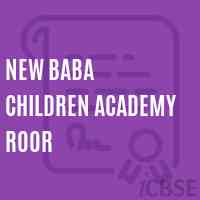 New Baba Children Academy Roor Primary School Logo