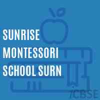 Sunrise Montessori School Surn Logo